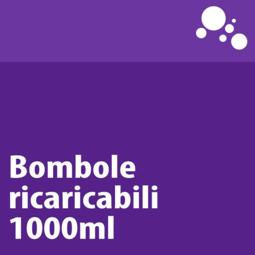 Bombole ricaricabili in ferro 1000ml